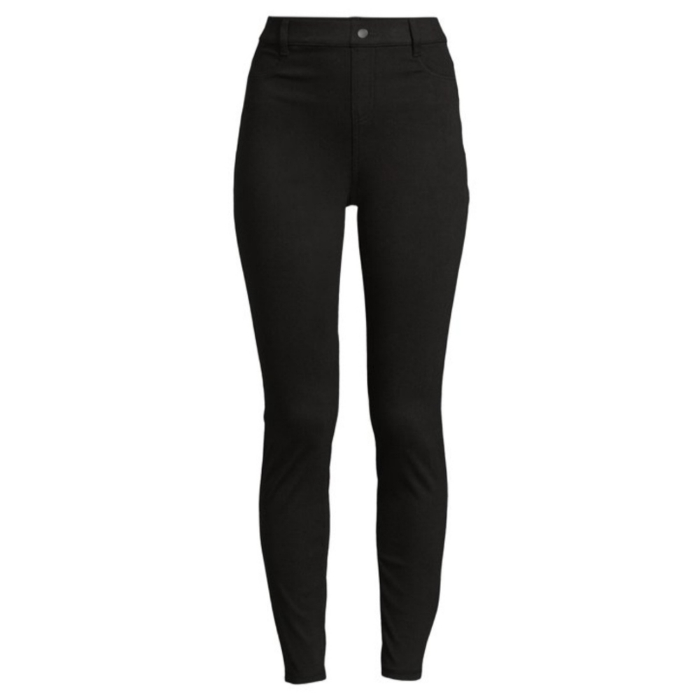 Time and Tru Women's High Rise Jeggings Black Size M (8-10) NWT